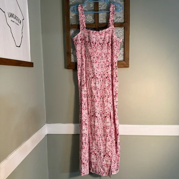 Zara | Dresses | Zara Linen Blend Printed Midi Dress Size Medium | Poshmark
